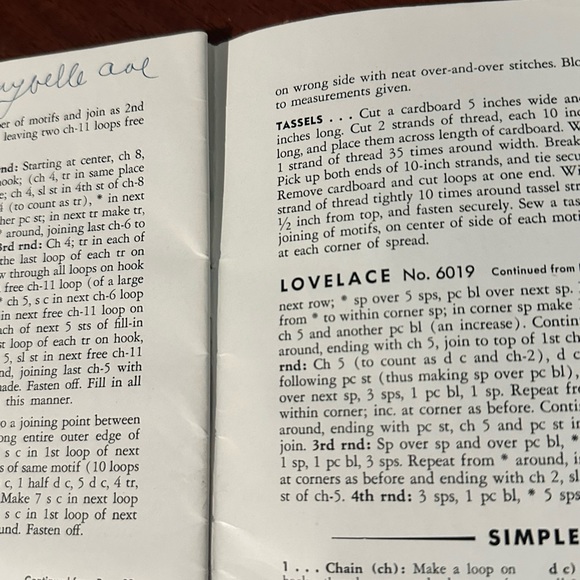 Spool Cotton Crochet Books 1940s Learn 170 Bedspreads 151 Pineapple Doilies 230 - Picture 11 of 16